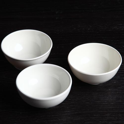厂家直销A5密胺仿瓷餐具 餐饮专用饭碗小碗汤碗，可定制Logo，一站式采购